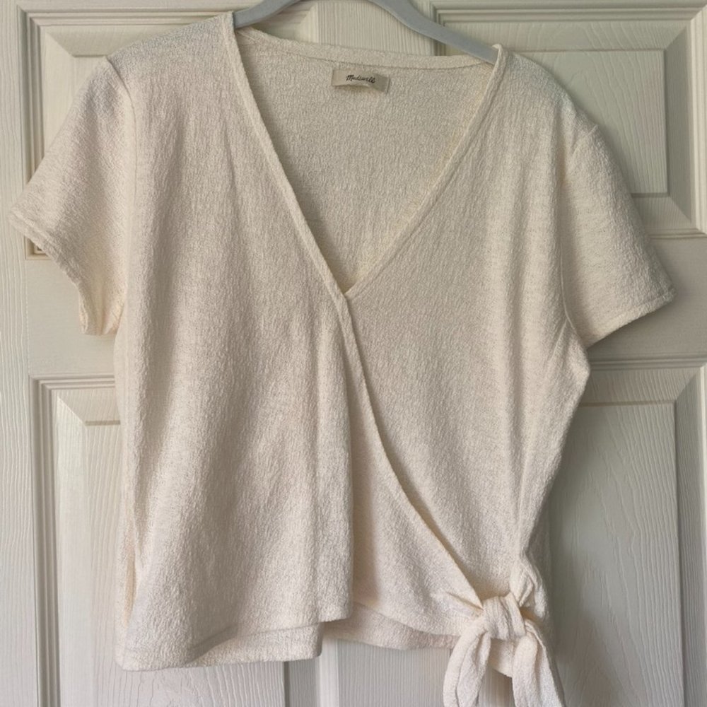 Madewell Tie Top Size Medium
